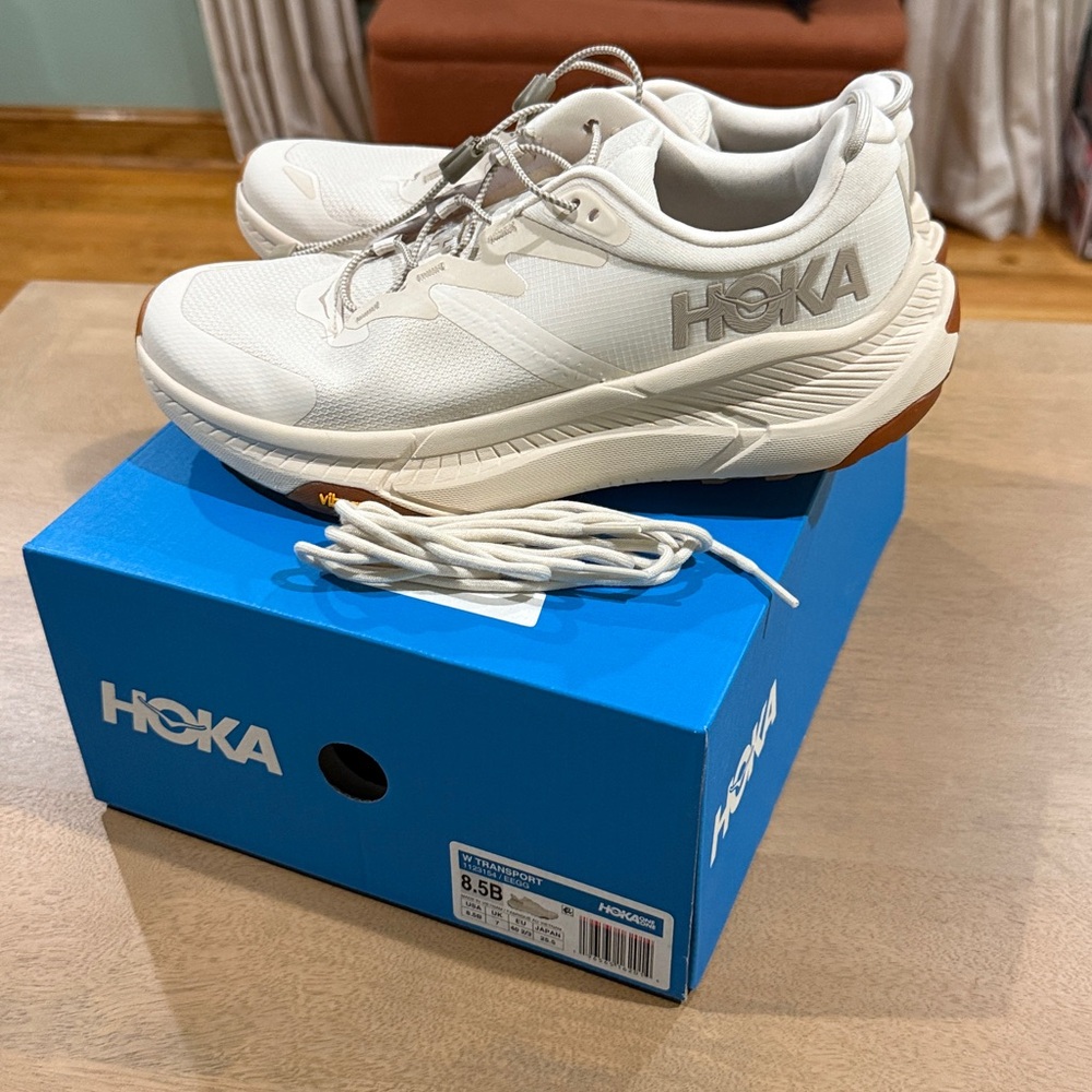 Hoka Tramsport Eggnog Running Shoes